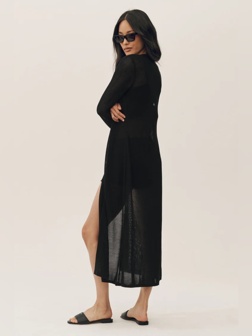 Alo Sheer Cashmere Long Knit Duster Cardigan- New with Tags